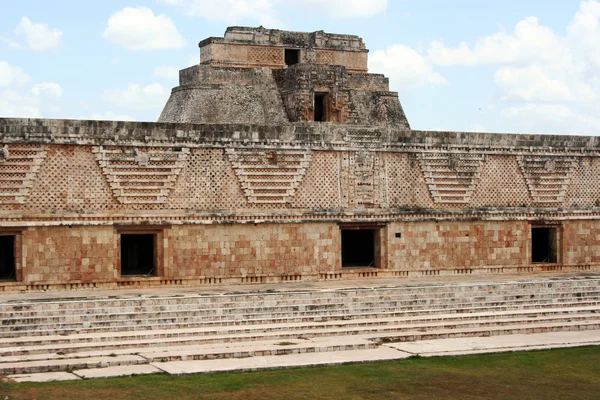 Maya inşaat, uxmal, Meksika — Stok fotoğraf