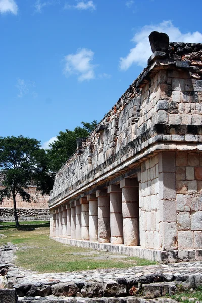 Uxmal commercial building ruins — Stock Photo, Image