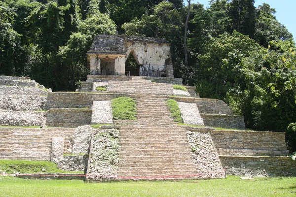 Pyramida Palenque, Mexiko — Stock fotografie