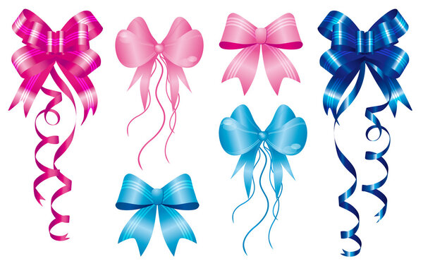 Staple birth to new baby born set of ribbons