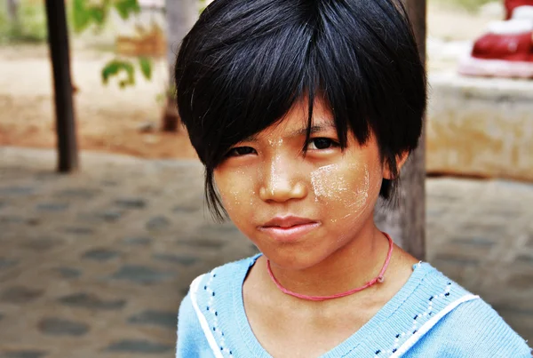 Myanmar girl portrait — Stock Photo, Image