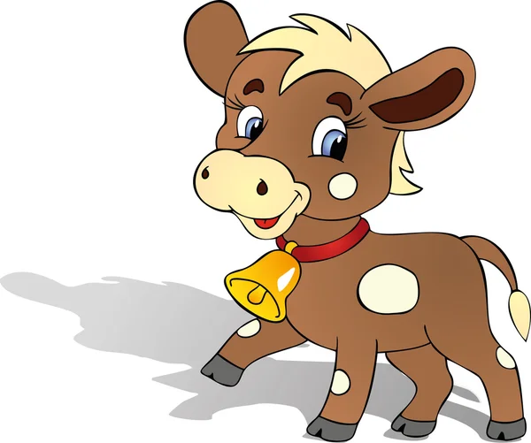 Roliga bull — Stock vektor