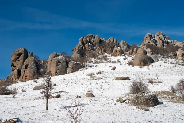 "Hills of Dimerdzhi in the winter" — Zdjęcie stockowe