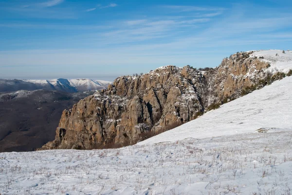 "Winter in mountains Dimerdzhi" — Zdjęcie stockowe