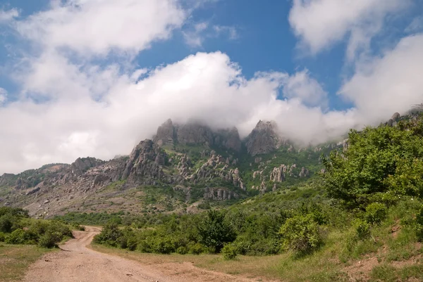 "Mountain landscape of Dimerdzhi" — 图库照片