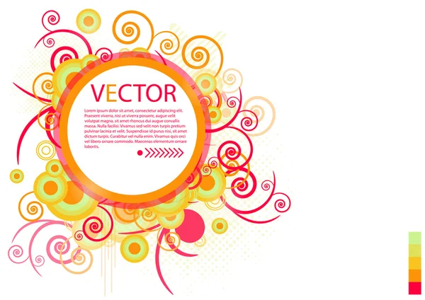 Fondo de vector retro — Vector de stock