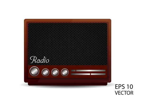 Retro radyo — Stok Vektör