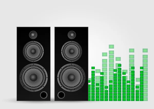 Sistemi stereo per altoparlanti — Vettoriale Stock