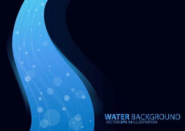 Wasser abstrakte Tapete — Stockvektor