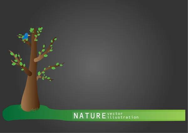 Nature fond vectoriel — Image vectorielle