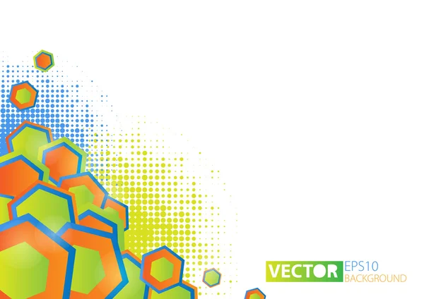 Fondo de color abstracto — Vector de stock