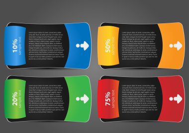 vektörel banner koymak