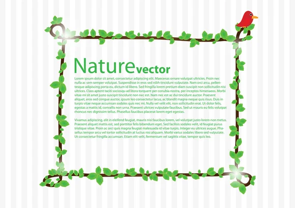 Nature vector background — Stock Vector