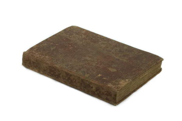 Stará kniha izolovaných na bílém pozadí — Stock fotografie