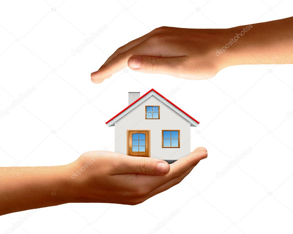 The house in hands