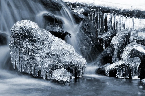 Sungai musim dingin — Stok Foto
