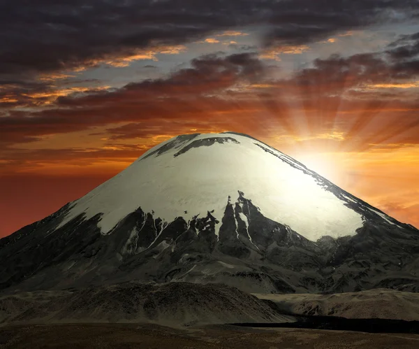 Vulcano Parinacota - Chile — Stock fotografie