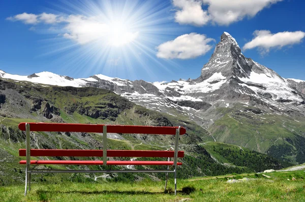 Matterhorn - svájci-Alpok — Stock Fotó