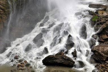 Waterfall in gorge Kitzlochklamm clipart