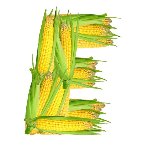Ábécé, kukorica — Stock Fotó