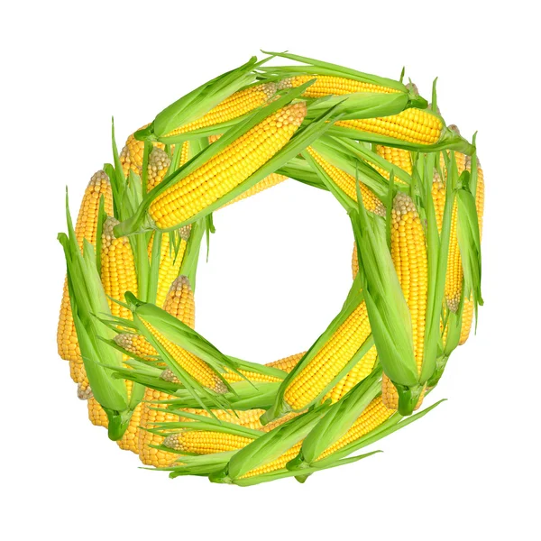 Алфавіту кукурудзи — стокове фото
