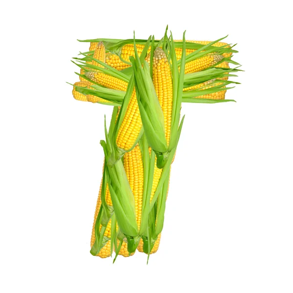 Алфавіту кукурудзи — стокове фото