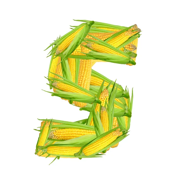 Alfabeto del maíz —  Fotos de Stock