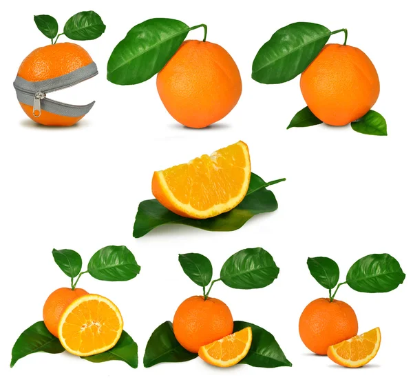 Orange isolé — Photo