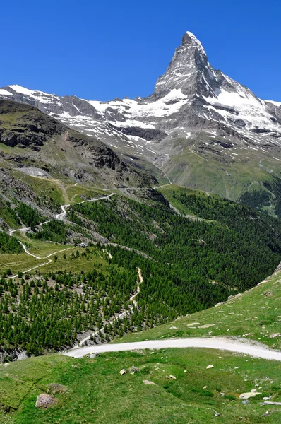Matterhorn - Švýcarské Alpy — Stock fotografie
