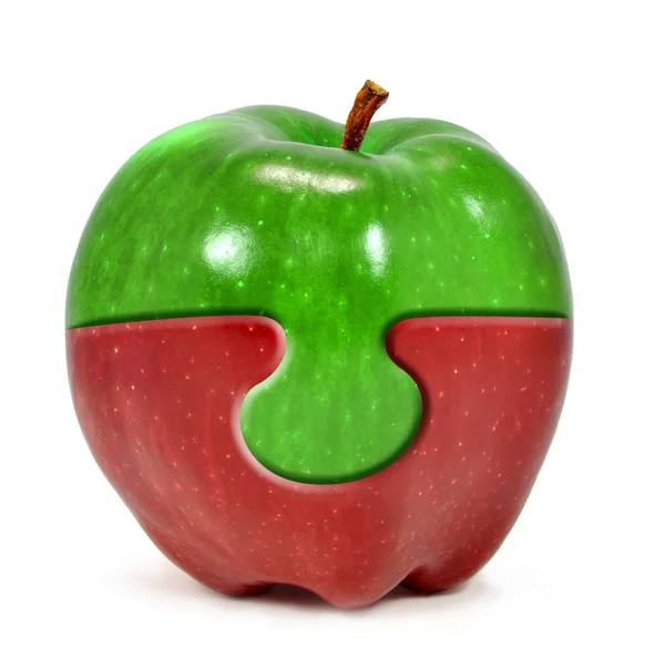Colagem de maçã — Fotografia de Stock