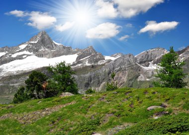 Zinalrothorn - Swiss alps clipart