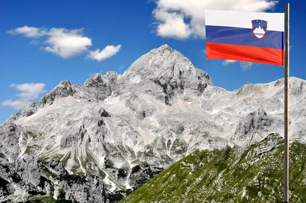 Mount Triglav in the Julian Alps - Slovenia, Europe — Stock Photo, Image