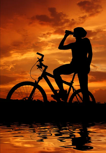 Mountain biker — Stock Photo, Image