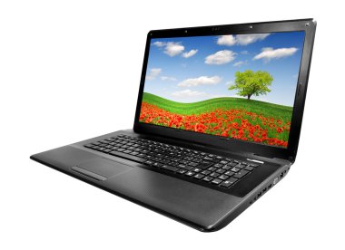 Open laptops clipart