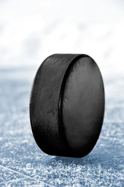 Rondelle de hockey — Photo