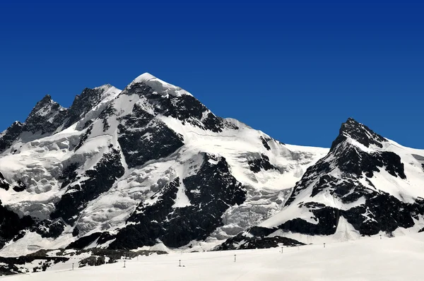 Breithorn and Klein Matterhorn — Stock Photo, Image