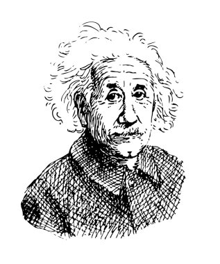 Albert Einstein clipart