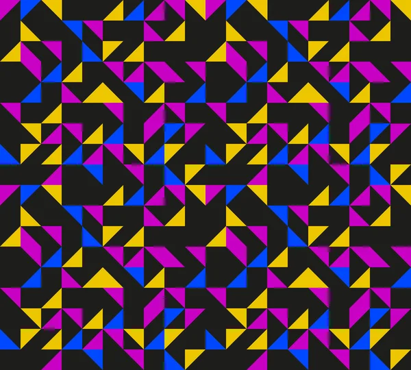 Colorful Seamless Retro Pattern — Stock Vector