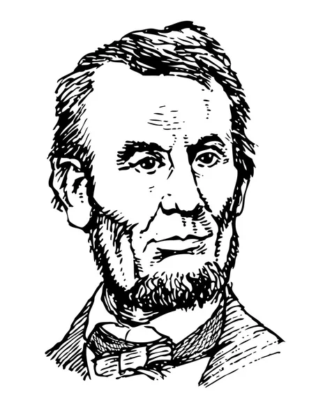 Линкольн, Авраам — стоковый вектор