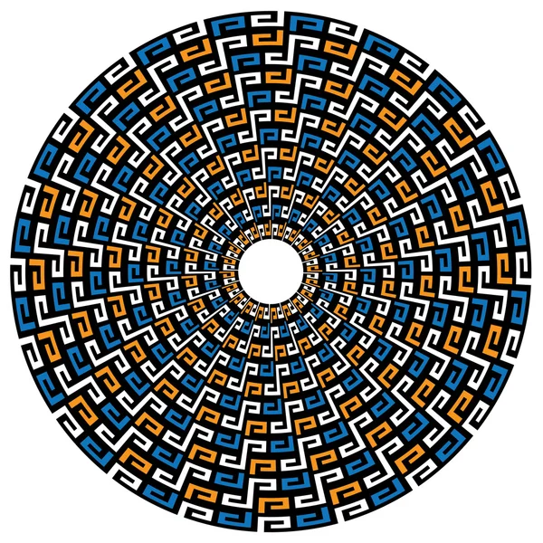 Circulaire Maya Contexte — Image vectorielle