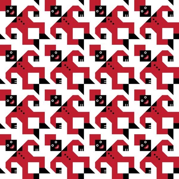 Tesselating σχήμα μοτίβο — Διανυσματικό Αρχείο