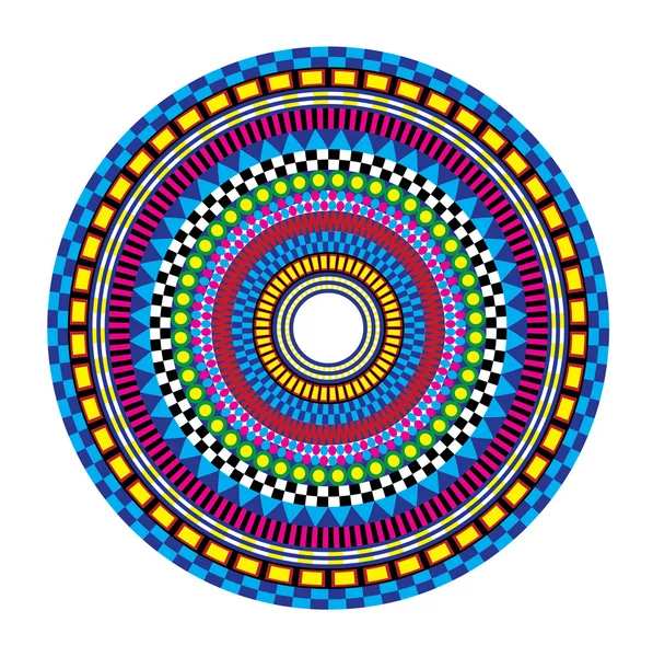Mandala funky — Image vectorielle