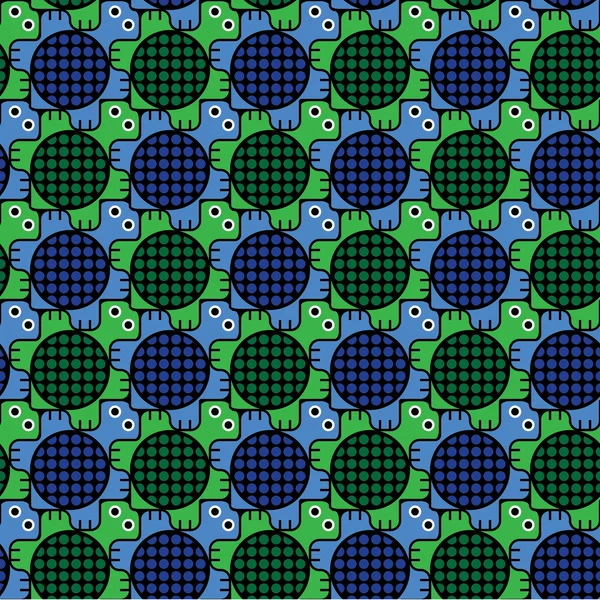 거북 패턴 — 스톡 벡터