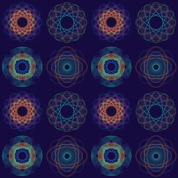 Modèle circulaire complexe — Image vectorielle