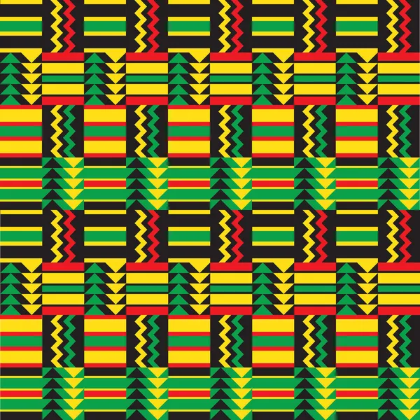 Afrikaanse zig zag patroon — Stockvector