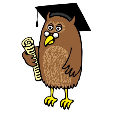 Graduation Owl clipart