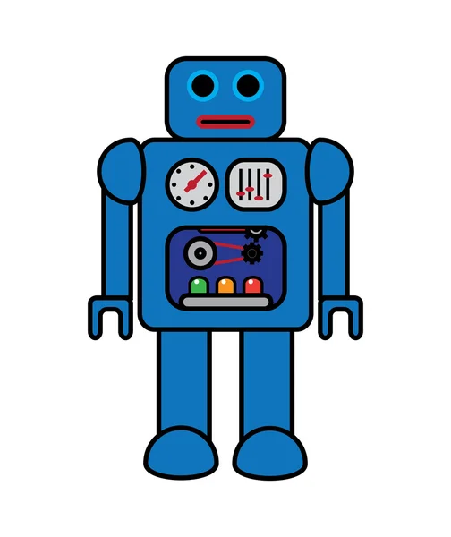 Robot de juguete retro — Archivo Imágenes Vectoriales