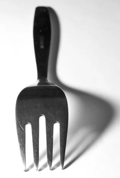 Fork and shadow. — Stock Photo, Image