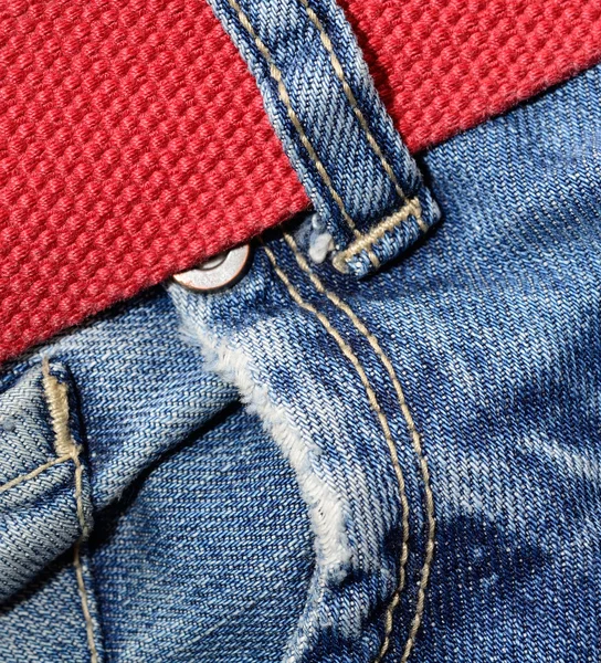 Jeans-lomme – stockfoto