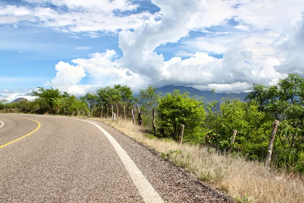 stock image Curve road go to the mountain